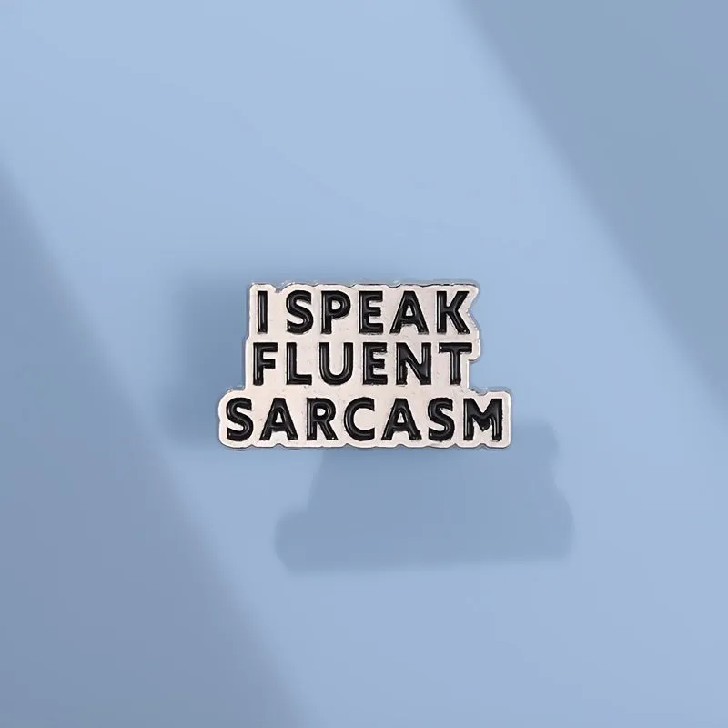 Hilarious Sarcastic Brooch for Men  Ideal for Adorning Accessories