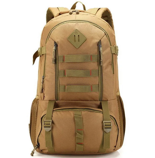 JACALINTERO Waterproof 50L Mens Men Backpack Rucksack Heavy Duty Bag Camouflage Backpacks Travel Bags Knapsack