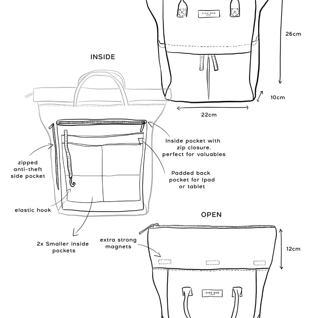 Kind Bags Hackney Mini Backpack - Buttercup