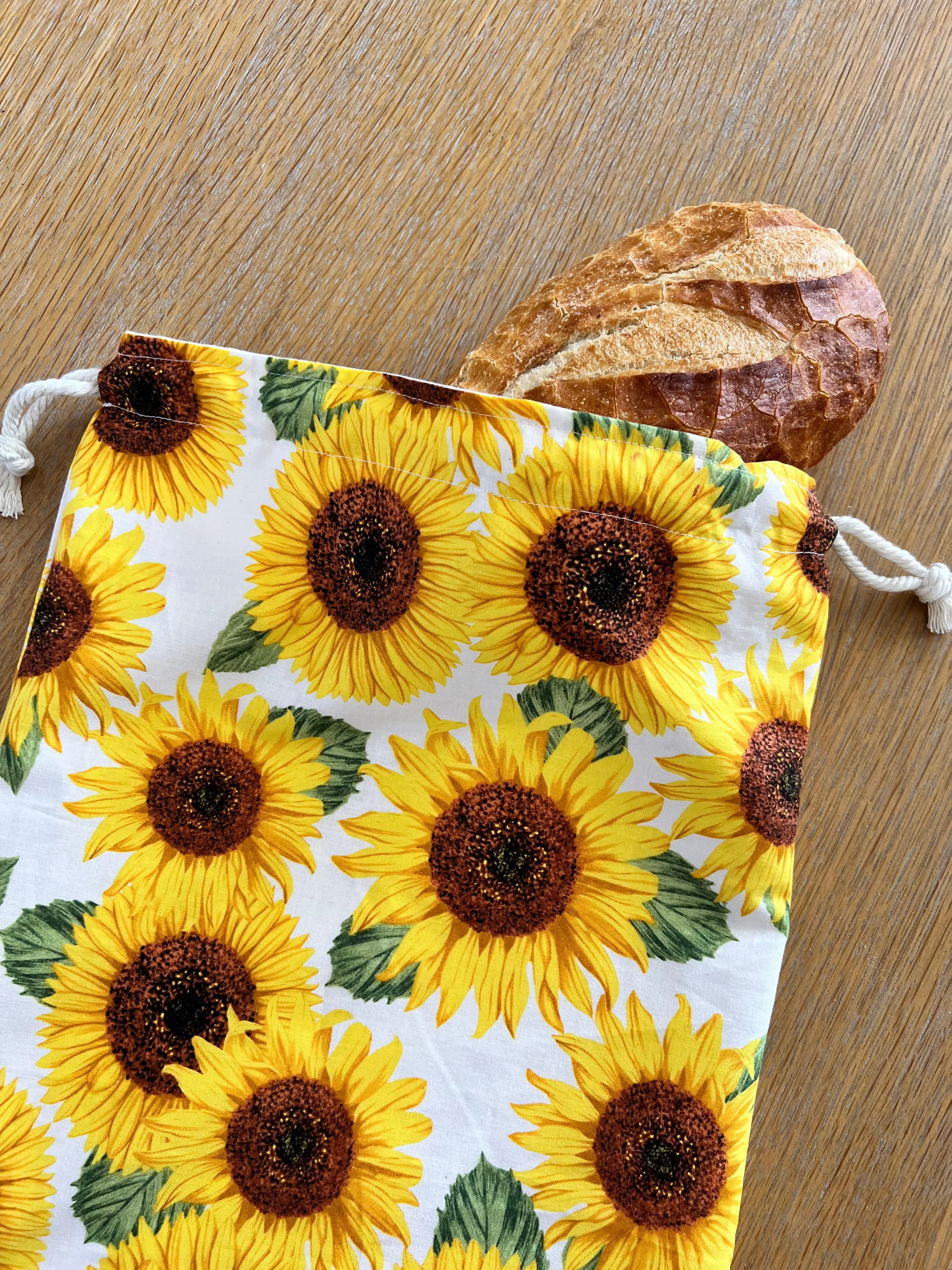 Large Sunflowers Bread Bag