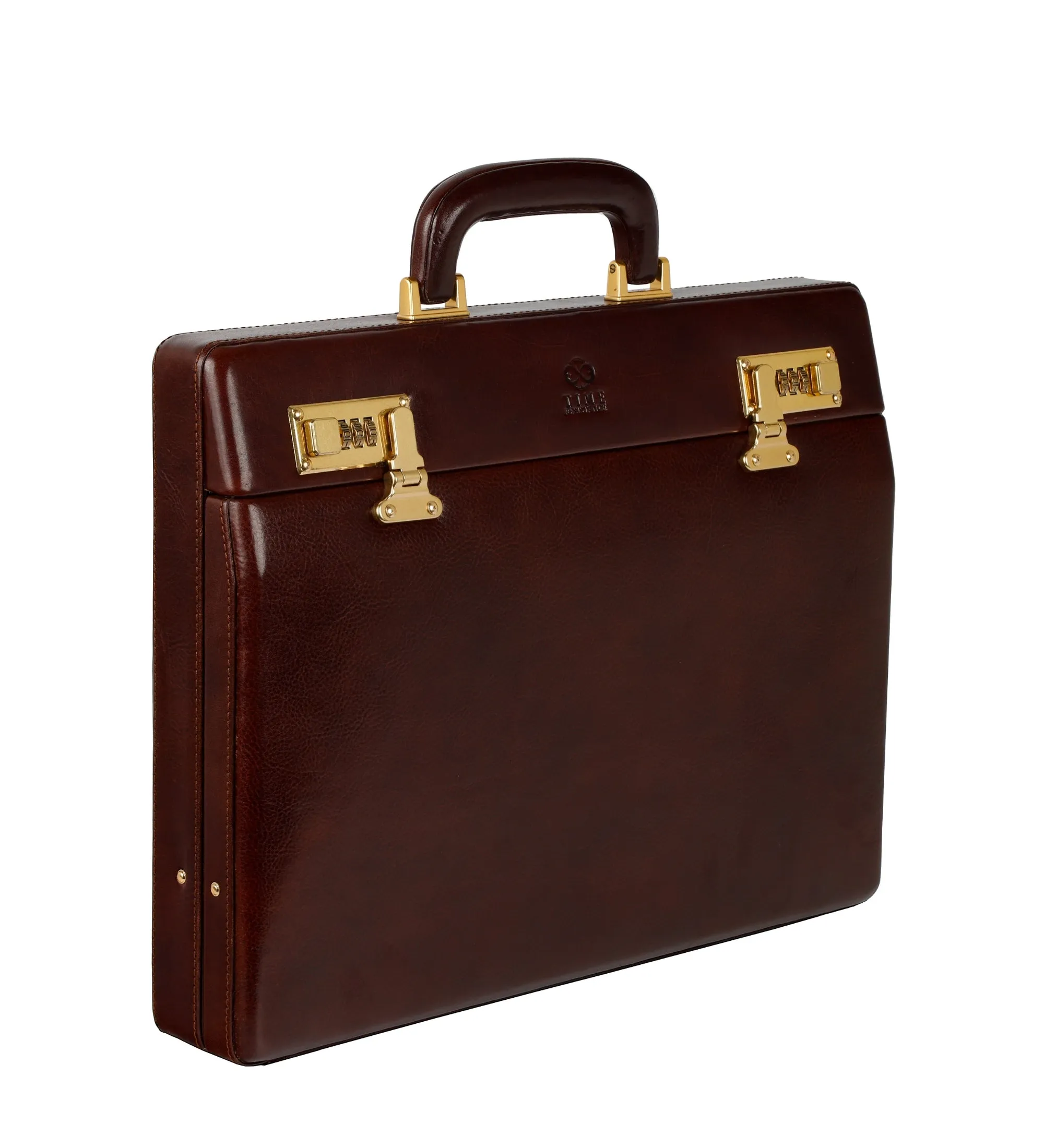 Leather Attaché Case Briefcase - Vendetta