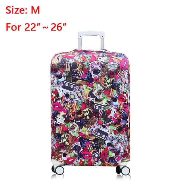 Luggage Cover Protector Protective Suitcase Covers Elastic Protection Case on Suitcase Fashion Travel Cover for Trolley Trunk