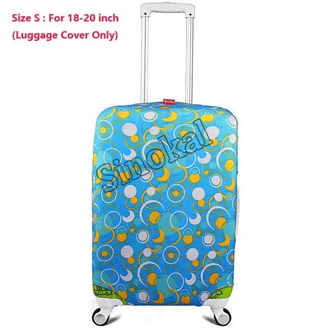 Luggage Cover Protector Suitcase Cover Protector for 18 20 22 24 26 28 30 32 inch Trunk Case Trolley Case (Cover Only)