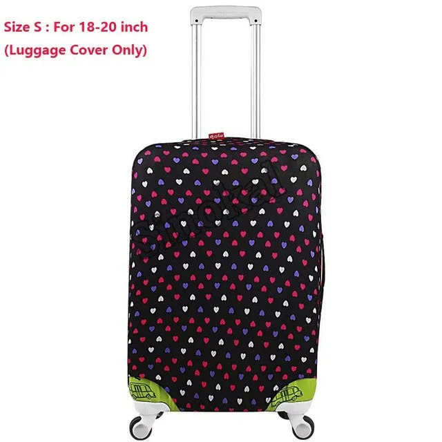 Luggage Cover Protector Suitcase Cover Protector for 18 20 22 24 26 28 30 32 inch Trunk Case Trolley Case (Cover Only)