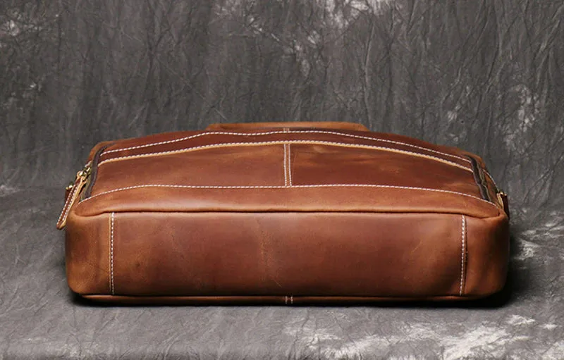 Men's Genuine Leather Vintage Briefcase