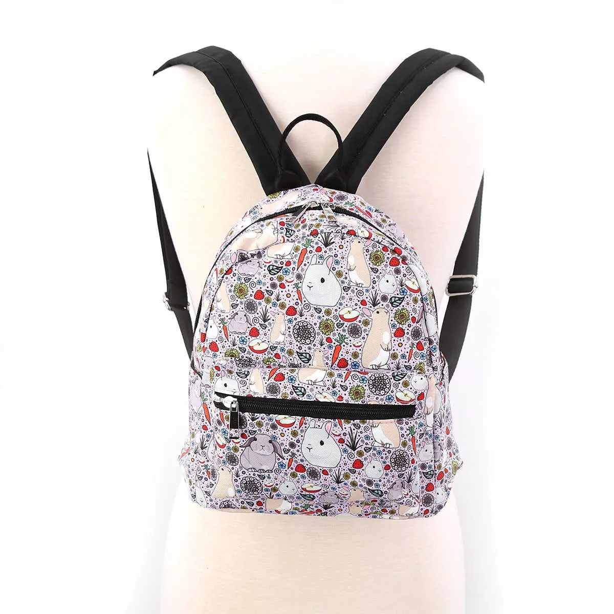 Mini Lilac Backpack - Curious Bunnies