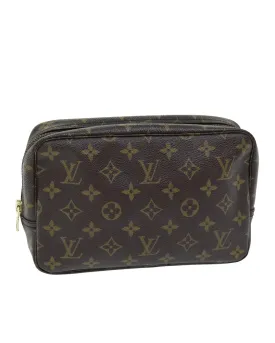 Monogram Canvas Clutch Bag with Accessories Made in France