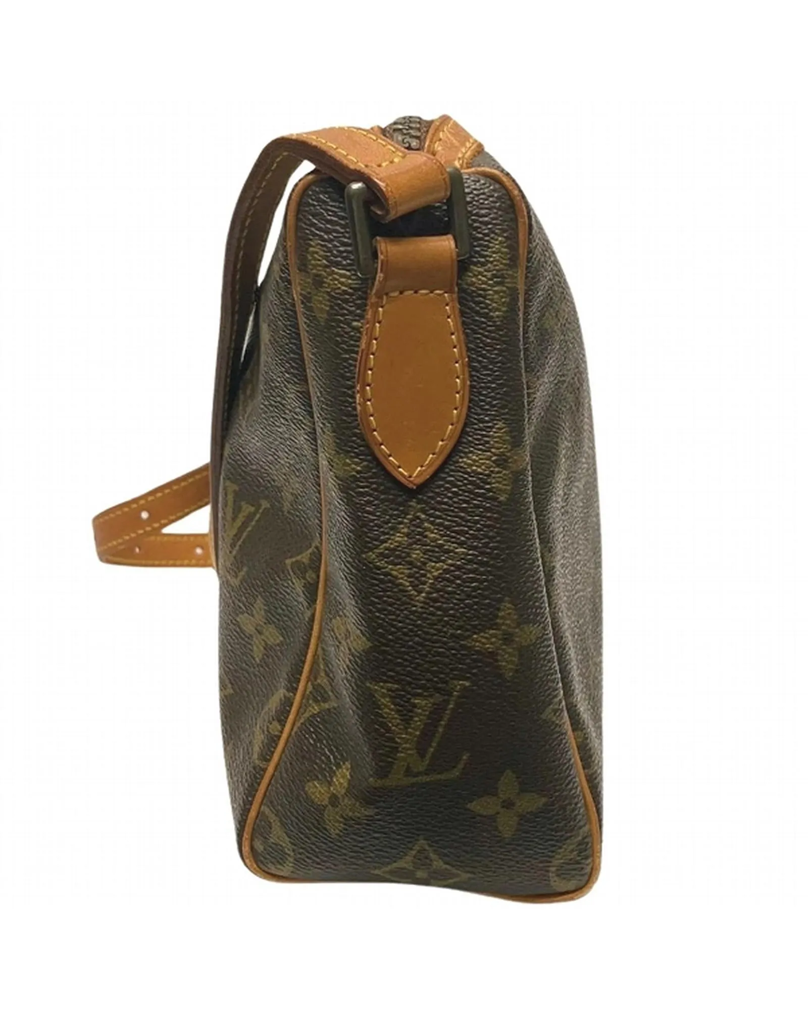 Monogram Canvas Shoulder Bag in Good Condition