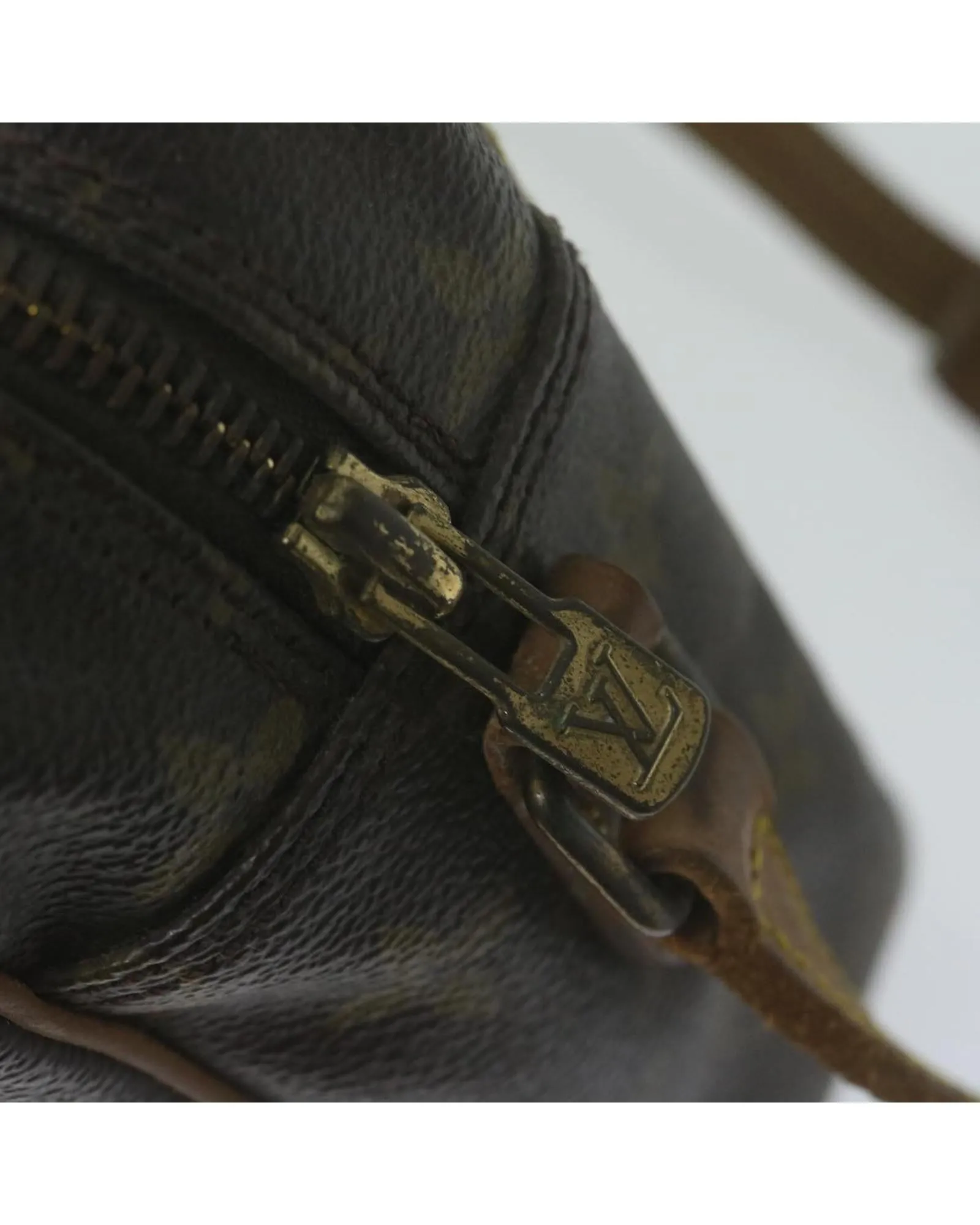 Monogram Shoulder Bag with Authentic LV Stamp