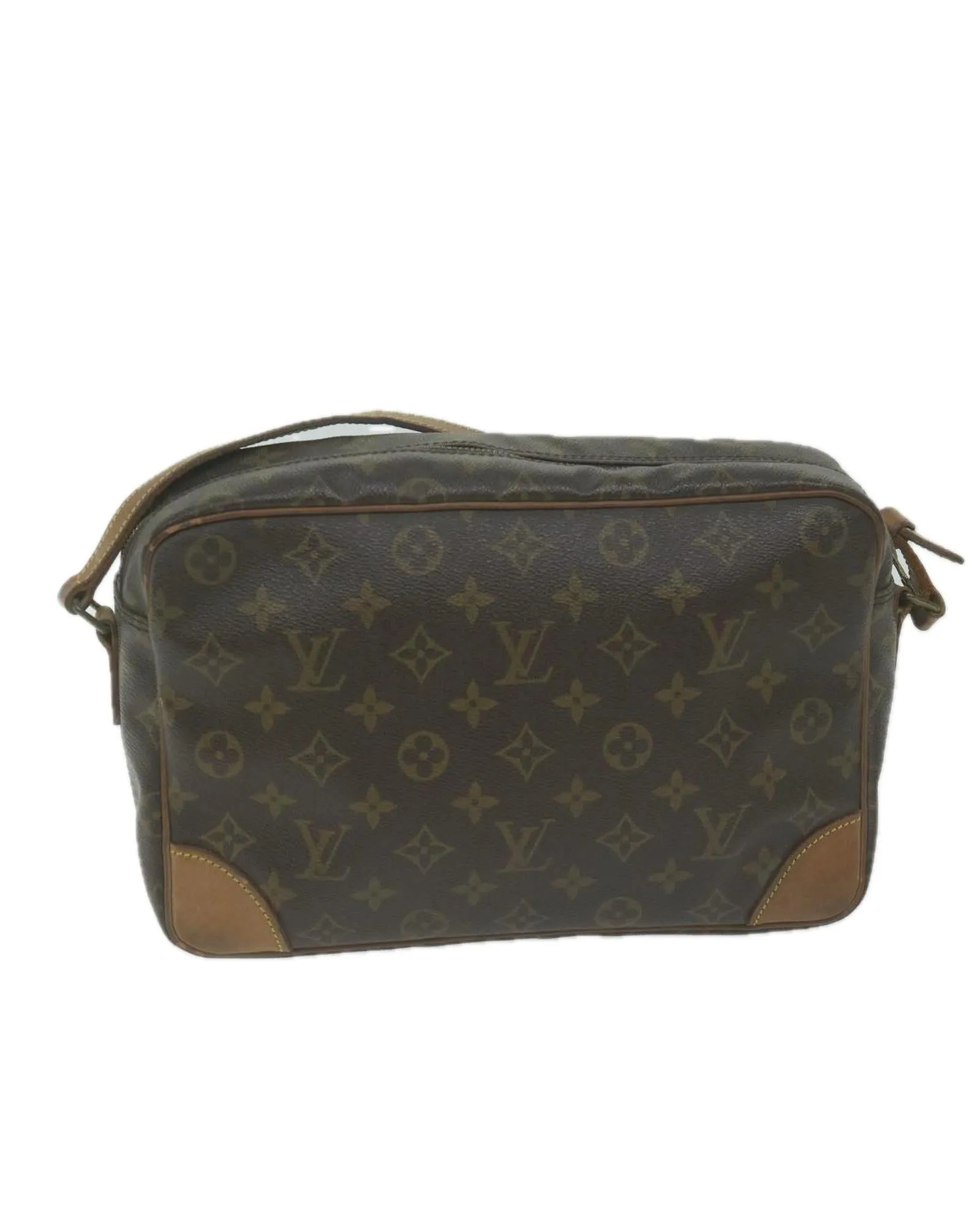 Monogram Shoulder Bag with Authentic LV Stamp