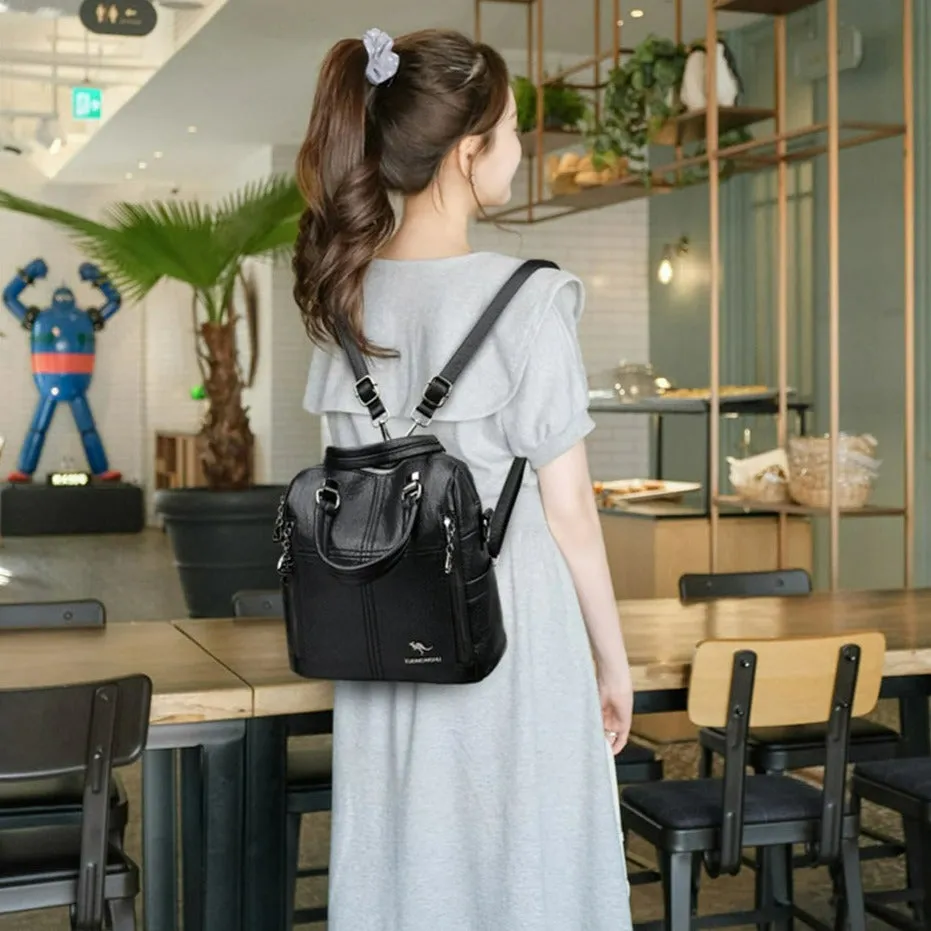 Multifunction  Women Shoulder Bag Travel Backpack