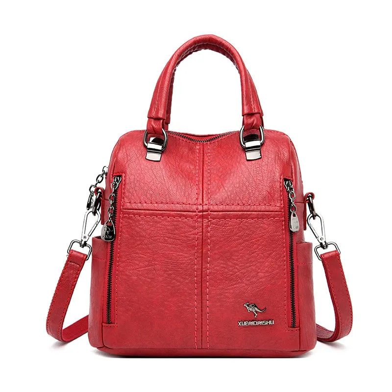 Multifunction  Women Shoulder Bag Travel Backpack