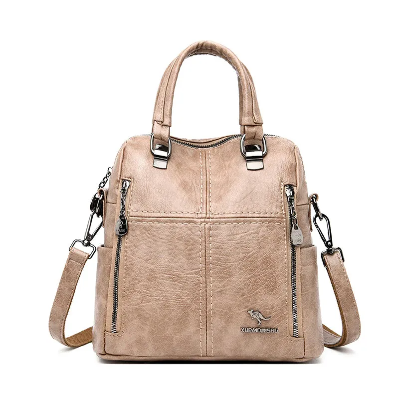 Multifunction  Women Shoulder Bag Travel Backpack