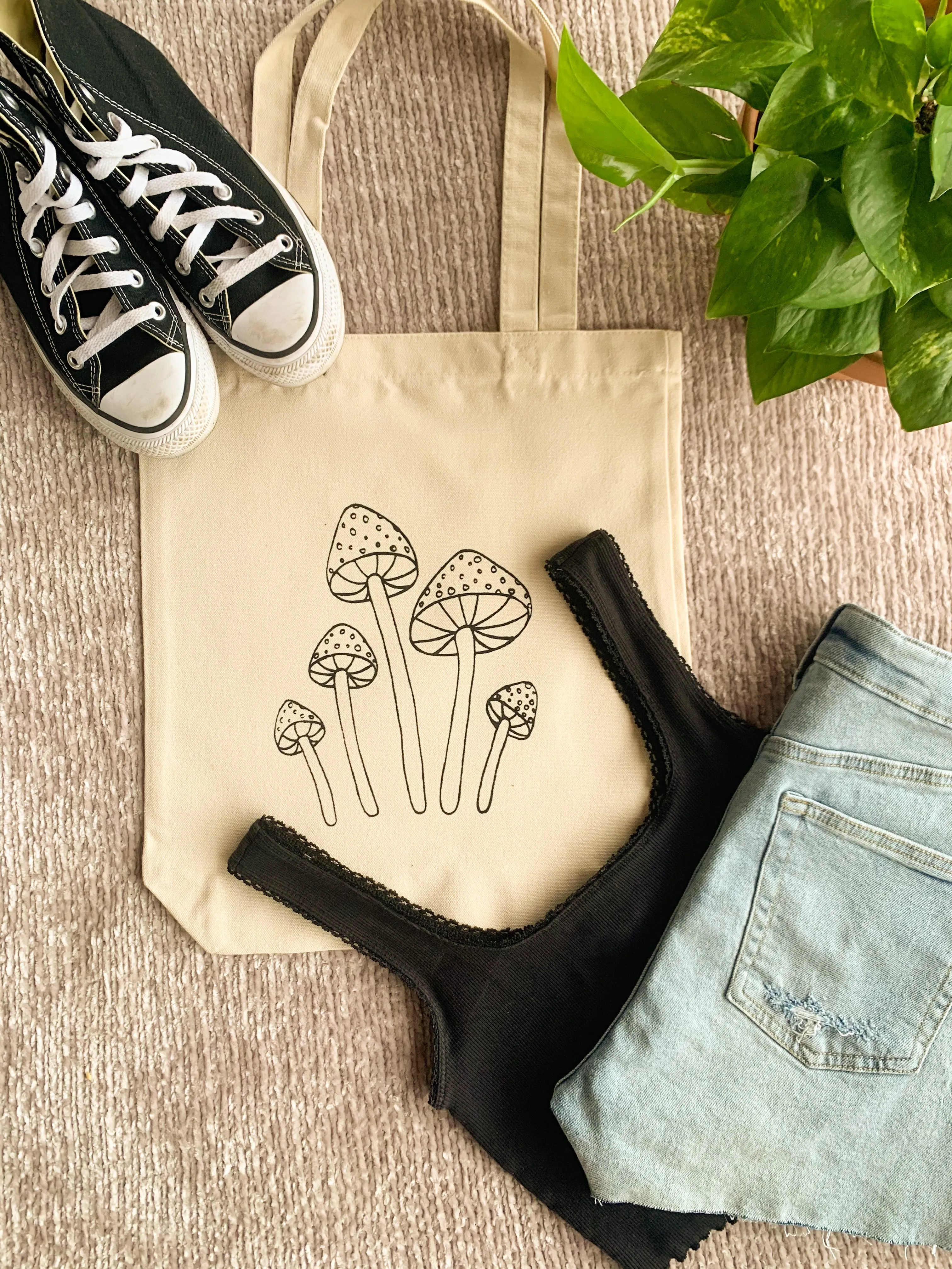 Mushroom Tote Bag