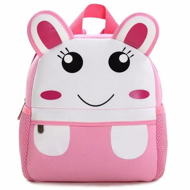 New 3D Cute Animal Design Backpack Kids School Bags For Teenage Girls Boys Cartoon Dog Monkey Shaped Children Backpacks Big Size