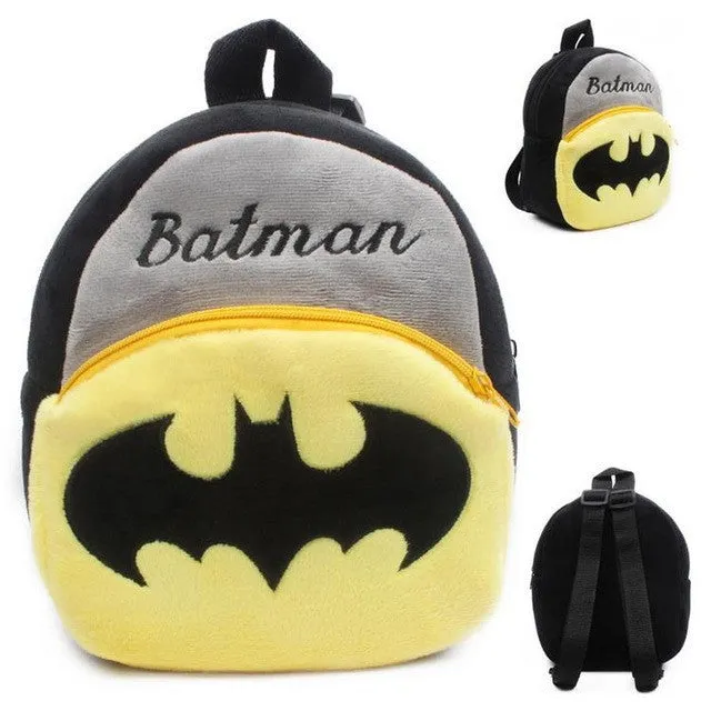 New cute kids school bag cartoon mini plush backpack toy for kindergarten boy girl baby Children's gift student lovely schoolbag