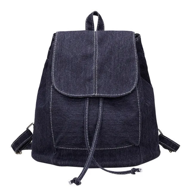 New Fashion Spring Women Canvas Backpack Flip Leisure School Bags for Teenager Girls Backpack Schoolbags Mochila Shoulder Bag