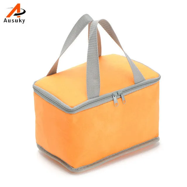 New Portable Thermal Lunch Bags for Women Men Multifunction Candy Color Storage Tote Bags Food Picnic insulation Bag Cooler 45