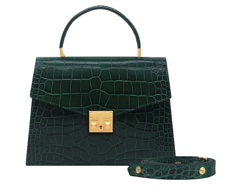 Odette Large Orinoco - Dark Green