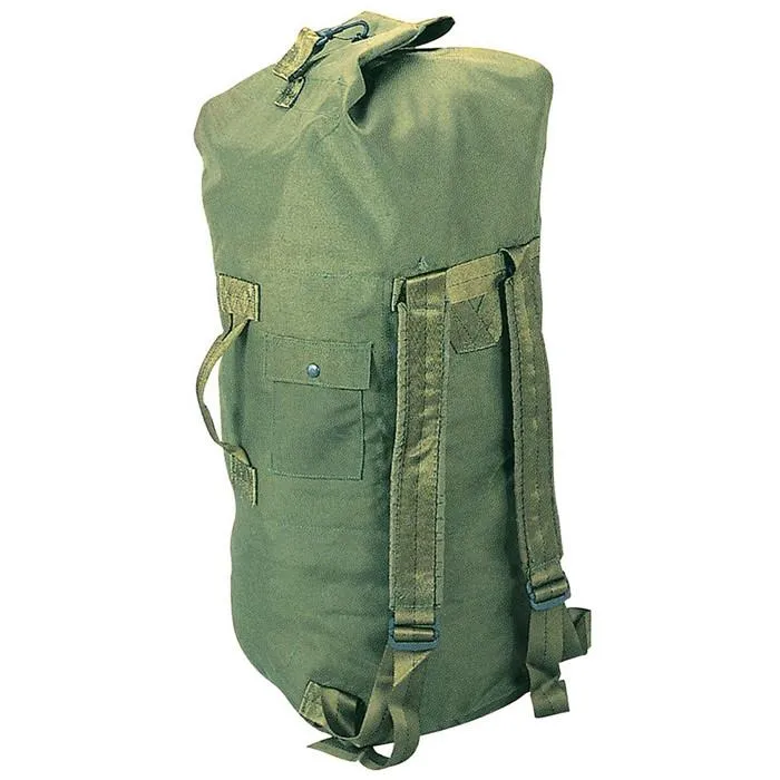 Olive Drab - Military Enhanced Double Strap Duffle Bag 24 in. x 36 in. - Cordura Nylon