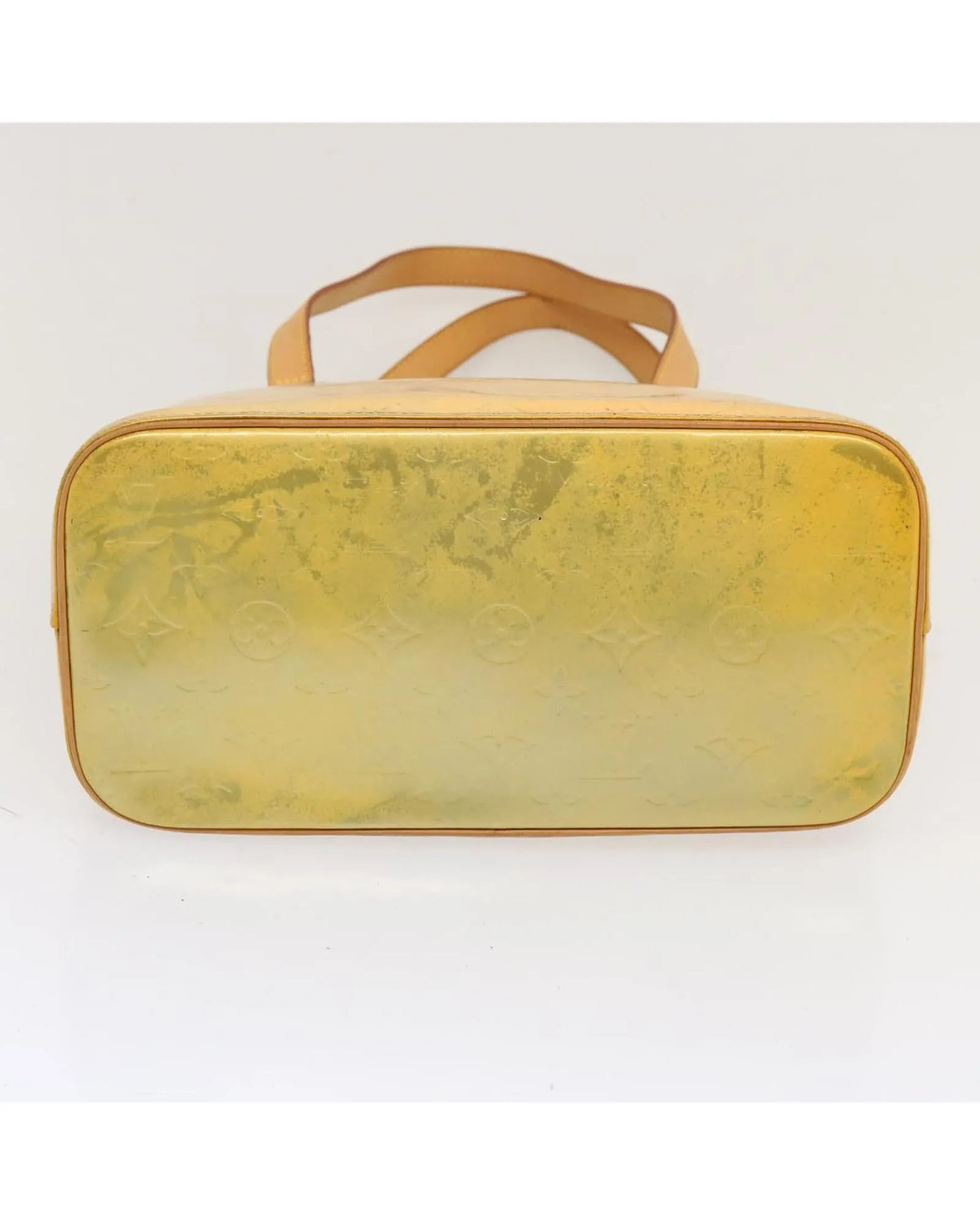 Patent Leather Houston Hand Bag - Gris