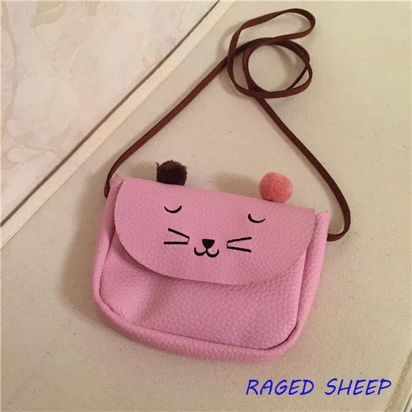 Raged Sheep Girls Small Coin Purse Change Wallet Kids Bag Coin Pouch Children's Wallet Money Holder Lovely Kids Gift Cat Bags