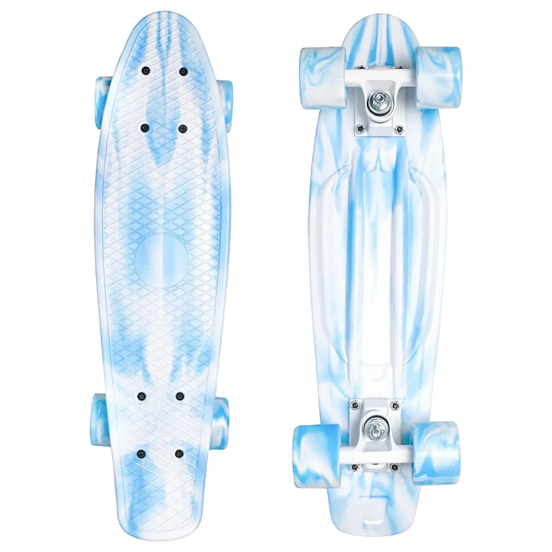 Retro Skateboard Blue