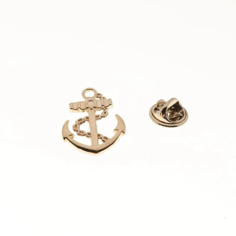 Stylish Anchor Lapel Pin Perfect Gift for Men