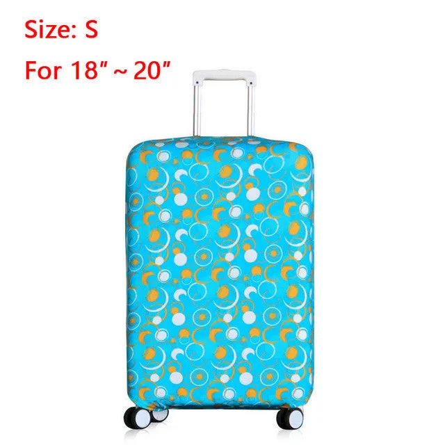 Suitcase Covers Luggage Cover Protector with Elastic Fabric Protect Suitcase from Scracth Reconizable Cover for Travelling