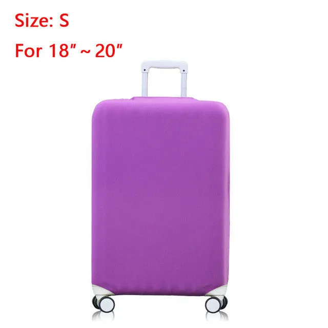 Suitcase Covers Luggage Cover Protector with Elastic Fabric Protect Suitcase from Scracth Reconizable Cover for Travelling