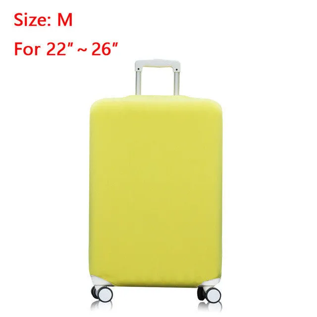 Suitcase Covers Luggage Cover Protector with Elastic Fabric Protect Suitcase from Scracth Reconizable Cover for Travelling