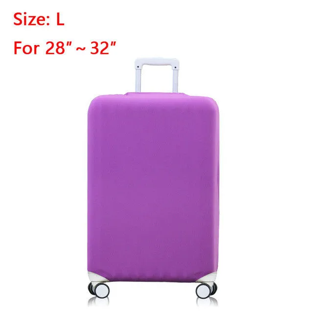 Suitcase Covers Luggage Cover Protector with Elastic Fabric Protect Suitcase from Scracth Reconizable Cover for Travelling