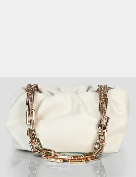 The Gossip White Chain Handbag