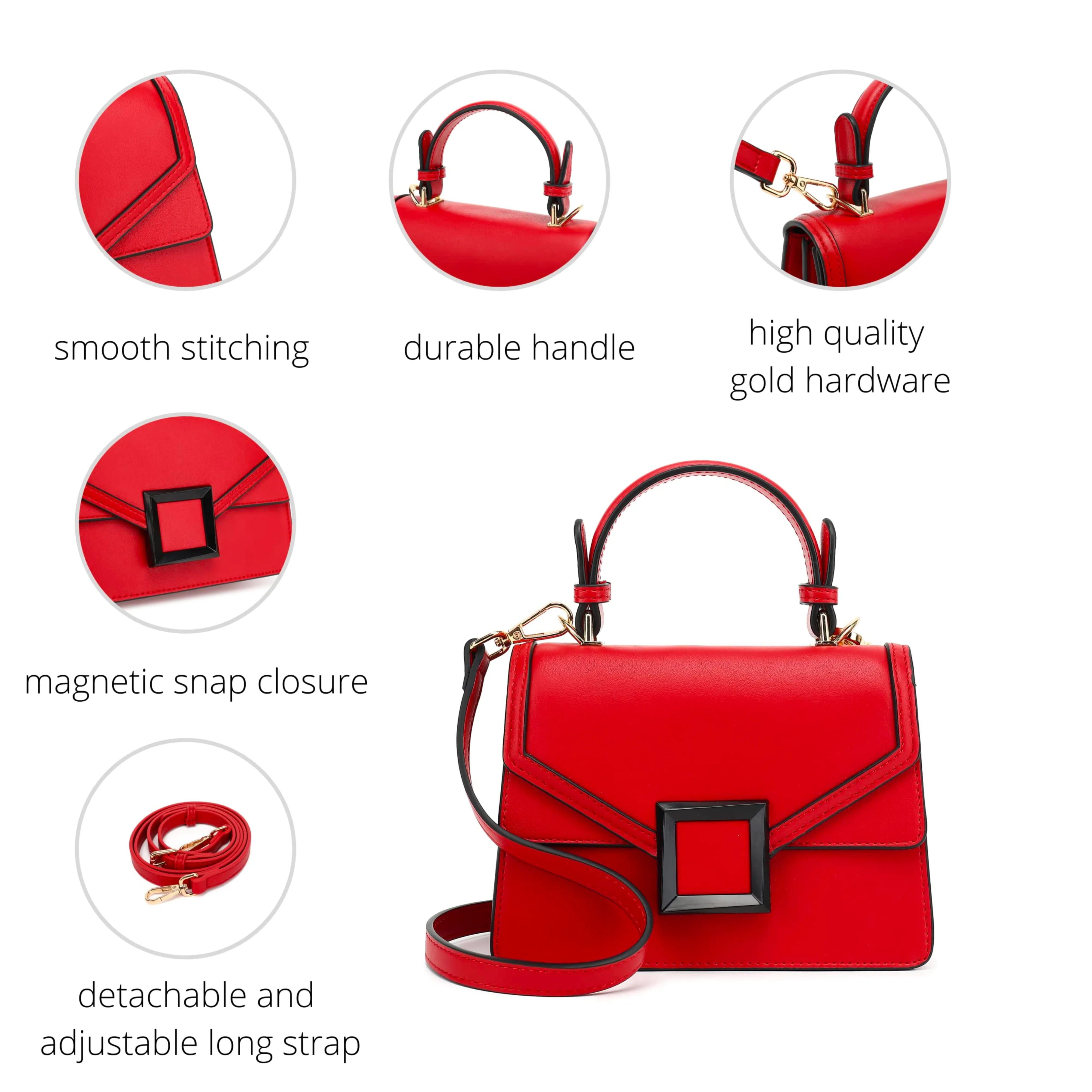 Top Handle Satchel Handbag H2086