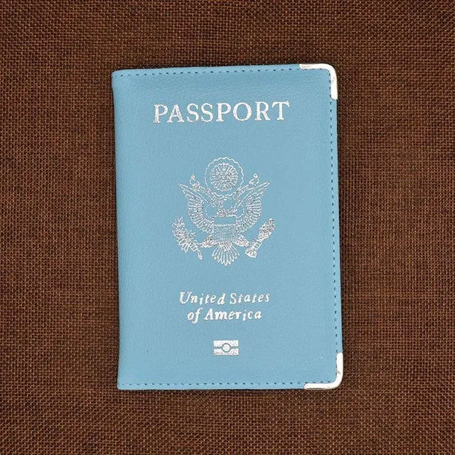 Travel Leather Covers for Passports USA America Passport Cover Women Girls US Passport Covers Passport Case Protector