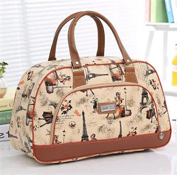 WEIJU Size 46*27*21cm Summer Style Women Travel Bags 2017 High Quality Waterproof Female Handbag Duffle Luggage Bag YA0218