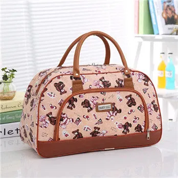 WEIJU Size 46*27*21cm Summer Style Women Travel Bags 2017 High Quality Waterproof Female Handbag Duffle Luggage Bag YA0218