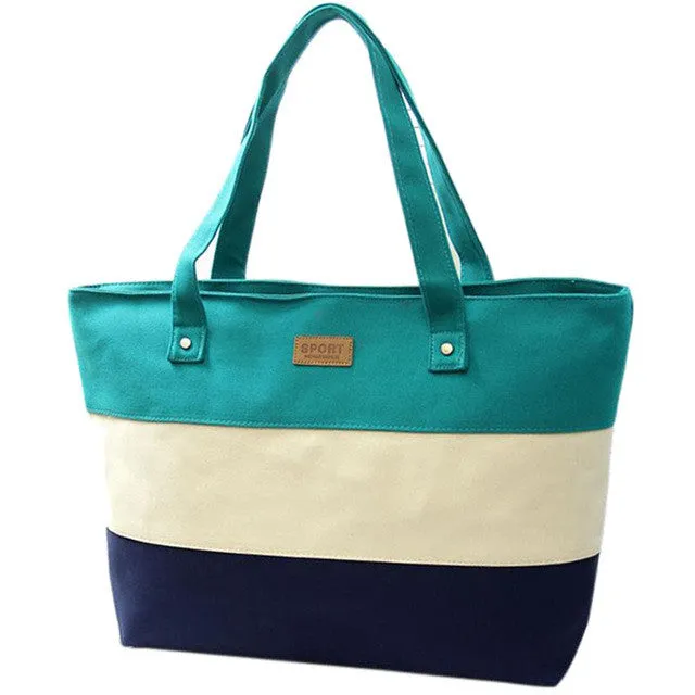 Women's fashion Leisure canvas handbag