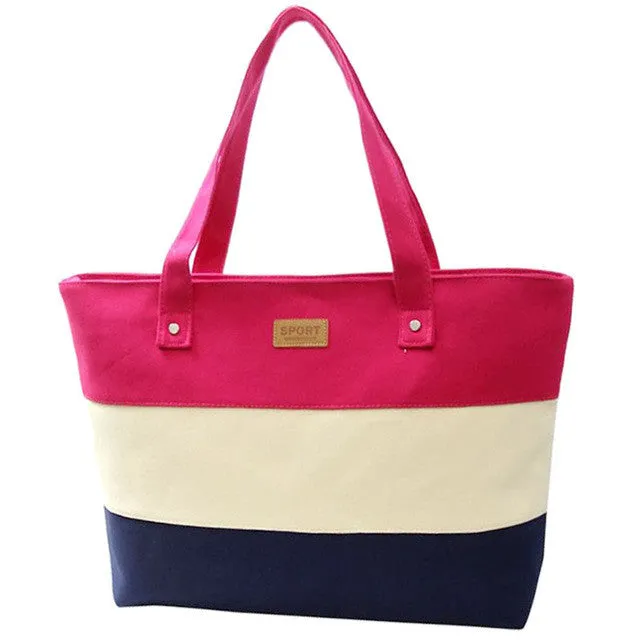 Women's fashion Leisure canvas handbag