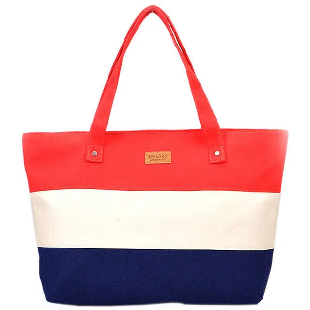 Women's fashion Leisure canvas handbag