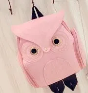 Yogodlns Fashion Women Backpack Newest Stylish Cool Black PU Leather Owl Backpack Female Hot Sale Women shoulder bag school bags