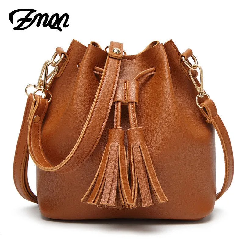 ZMQN Women Messenger Bag 2017 Small Crossbody Bags For Women Bucket Tassel Shoulder Handbag China Wholesale Mini Bag Ladies A513